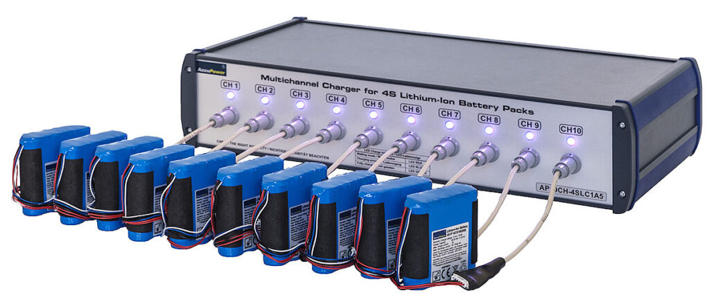 Mehr­ka­nal­la­de­sta­tion für 1S - 5S Li-Ion / Li-Po Akkus Accupower